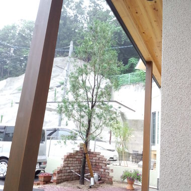 シックな外回り 煉瓦