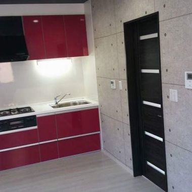 キッチン壁 床リフォーム完了