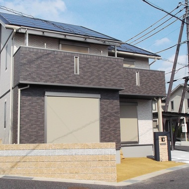 外構工事 完了 玄関付近