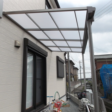 自転車置場設置 完了 全体画像1