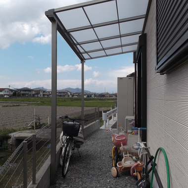 自転車置場設置 完了 全体画像2