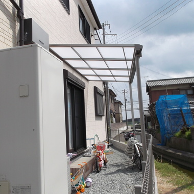 自転車置場設置 完了 全体画像3