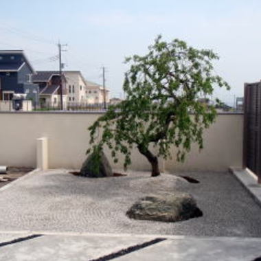 枯山水施工完了