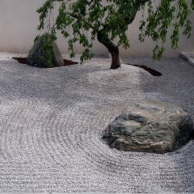 枯山水施工完了 アップ画像2