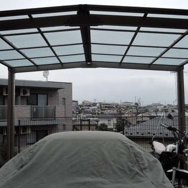 カーポート設置工事完了