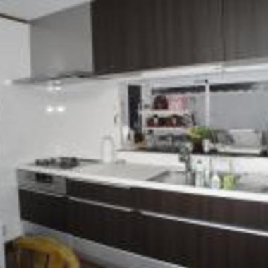 リフォーム後のシステムキッチン