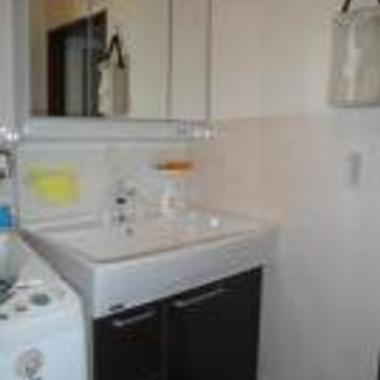 リフォーム後の洗面所