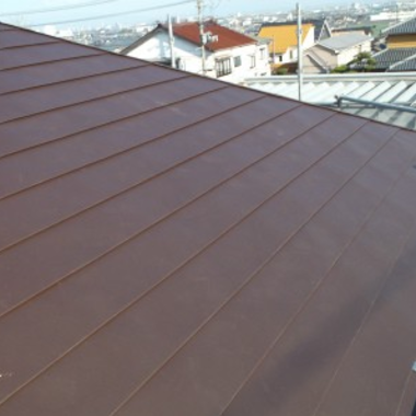 屋根塗装後の屋根