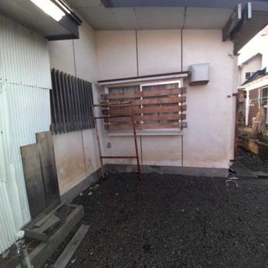 雪囲い設置 施工後