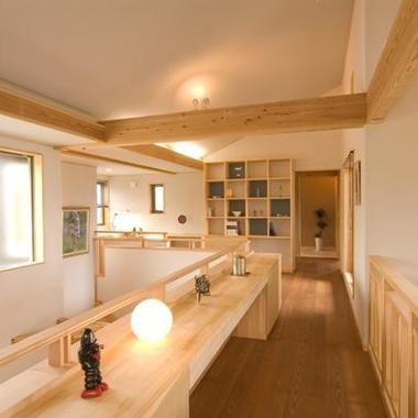 自然な風合いの中に凛とした感性の家 廊下