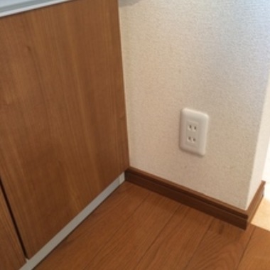 フローリングの焦げ補修完了 全体図