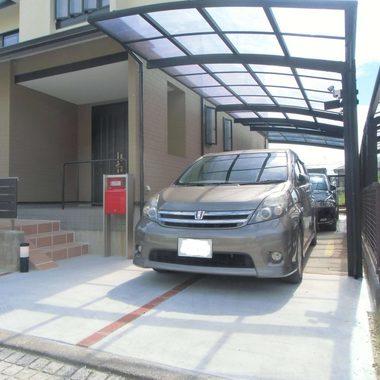 カーポート取り付け後