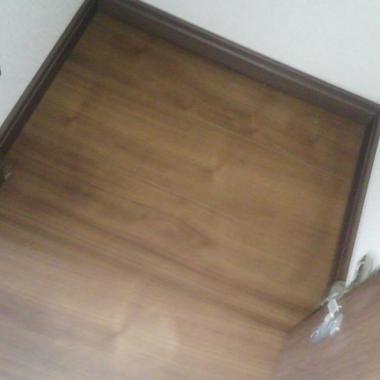 施工後のフローリング