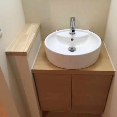 戸建住宅リフォーム 完了 洗面所