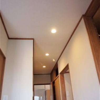 戸建住宅リフォーム完了 天井 照明