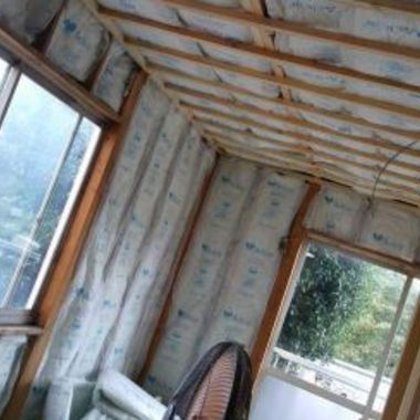 天井部分リフォーム途中