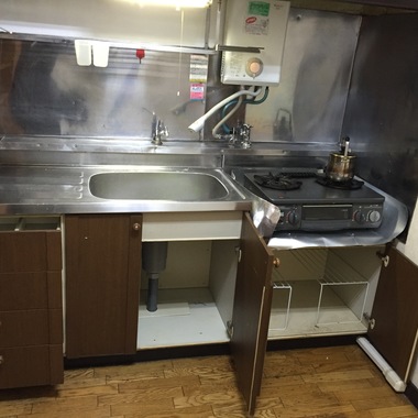 システムキッチン交換前