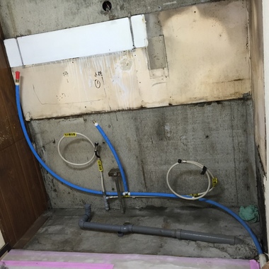 キッチン取り外し全体