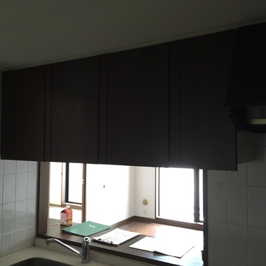 システムキッチン交換前 棚