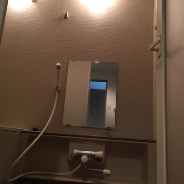 ユニットバス交換前 壁