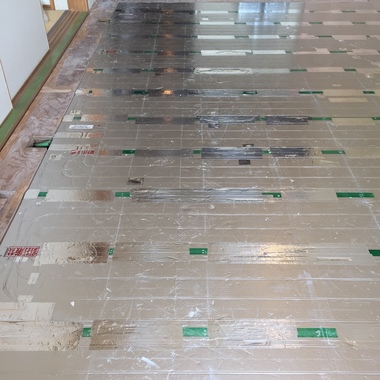 フローリング張り替え作業