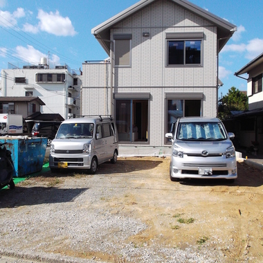 カーポート工事 前