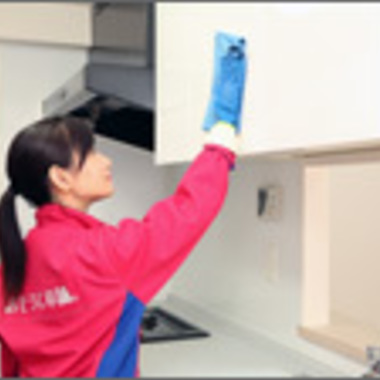 キッチンクリーニング途中 1