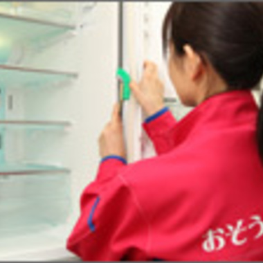 冷蔵庫クリーニング途中 3