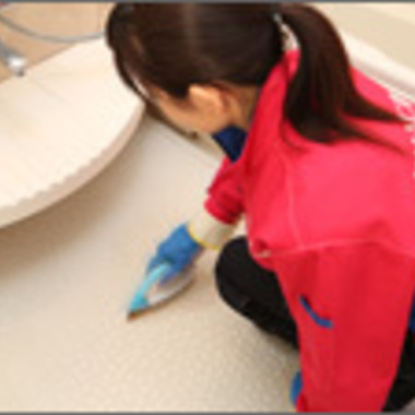 浴室クリーニング途中 2