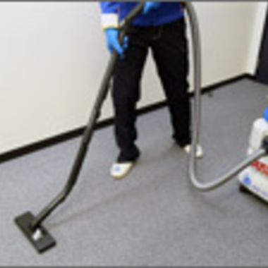 カーペットクリーニング途中 2