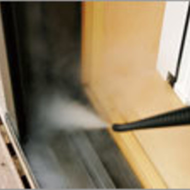 ガラス・サッシクリーニング途中 3