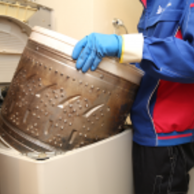 洗濯槽クリーニング 洗濯槽取り外し