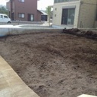 富士宮市　エクステリア工事の施工前写真（1枚目）