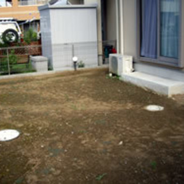 鎌ケ谷市×庭作り×仕上がりがしっかりキレイな作業の施工前写真（0枚目）