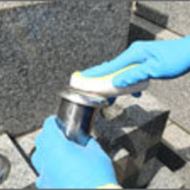 お墓のおそうじ代行途中 3