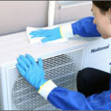 エアコン室外機クリーニング作業中 5