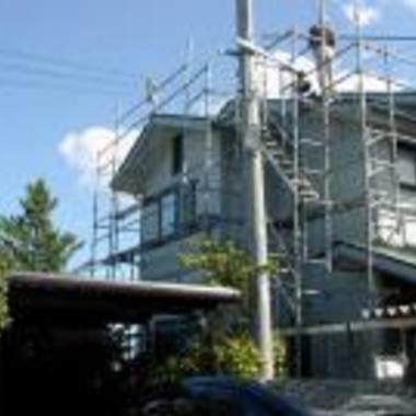 屋根上での作業