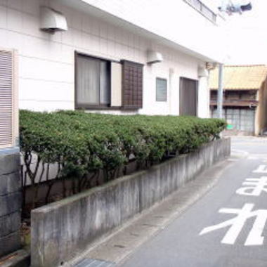 施工前の施工前の植え込み 住宅右横