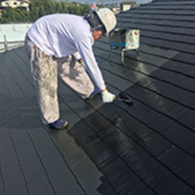 塗装作業 屋根2