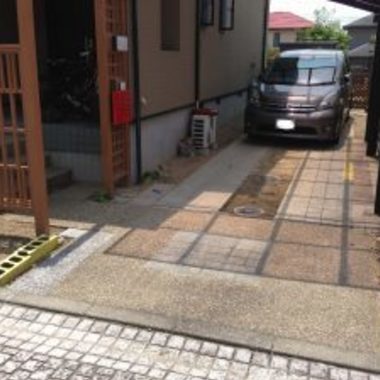 施工前 駐車スペース