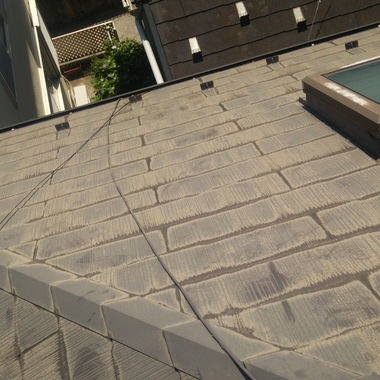 カラーベストを金属屋根でカバーの施工前写真（0枚目）