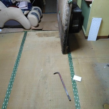 畳からフローリングにの施工前写真（1枚目）