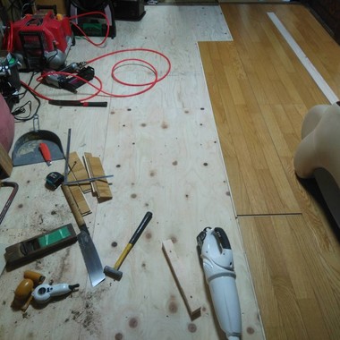 畳からフローリングにの施工前写真（1枚目）