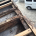 アパートベランダ雨漏れ修繕工事前 木材腐食