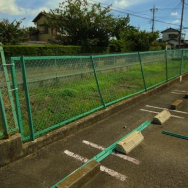 ネットフェンス部分交換工事前