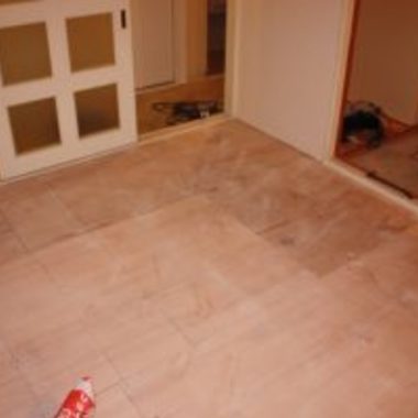 フロ－リング 張り替え風景1