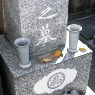 お墓清掃代行前