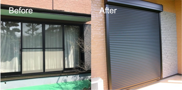 電動シャッターの後付け