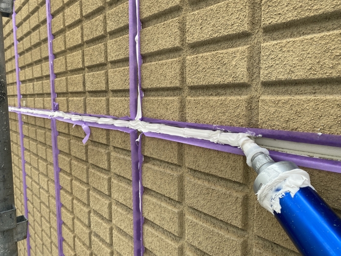 コーキング風景